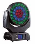 LEDWash 600+ TM MOVING HEADS The super-slim 600+ LEDWash features 37x 15 Watt RGBW multichip LEDs with colour output ranging from gentle pastels to the richest saturation.