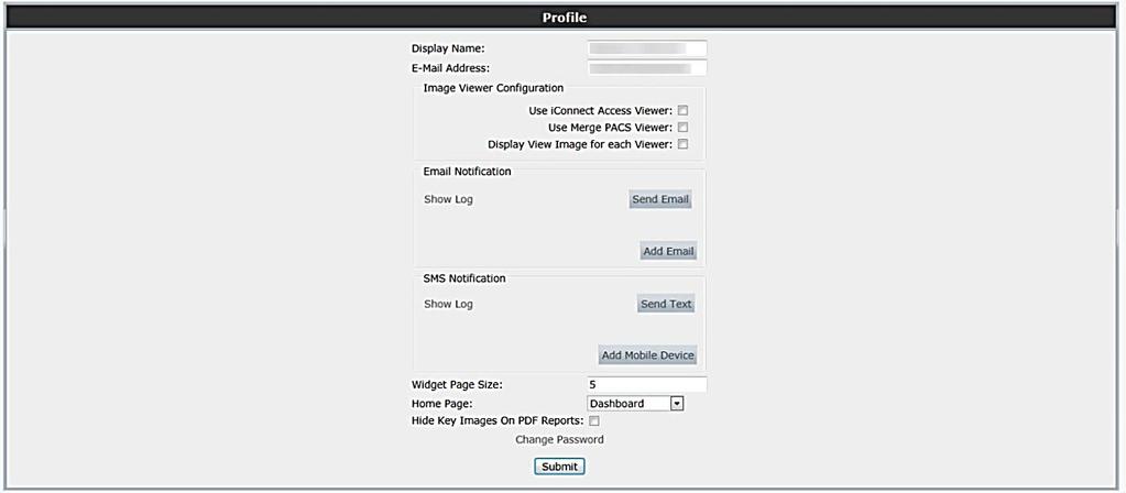 Updating your Profile To edit your profile 1. In the navigation bar, click Profile 2. In the Profile page, update any of the following fields: Display Name- Type the desired display name.