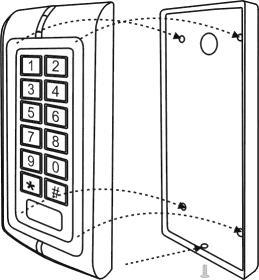 Intramural Interface Circuit 1. Alarm output interface (See Figure 1) 2. Electric lock interface (See Figure 2) Figure 1 Figure 2 Mounting 1.