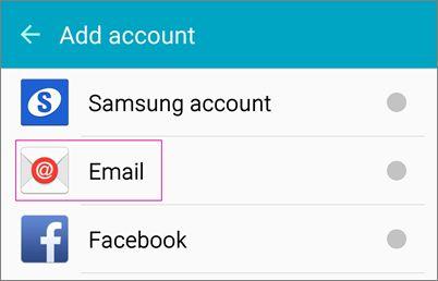 Manual set up 1. Tap Settings > Accounts > Add account > Email. 2. Type your full email address, for example tony@contoso.com, type your password, and then tap Next. 3. Select Manual. 4.
