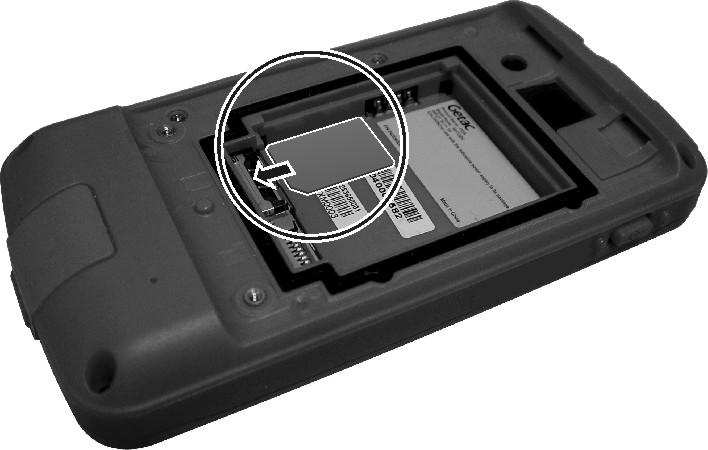 the battery cover. CAUTION: Never use the screw driver as a stylus to tap the touch screen.