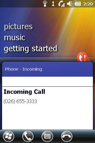 Responding to a Call When an incoming call is received, your device rings or vibrates according to the options you have set for the phone.