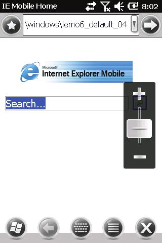 Internet Explorer NOTE: When surfing the Internet, your device uses the default Internet connection in Settings Connections Connections My ISP settings.