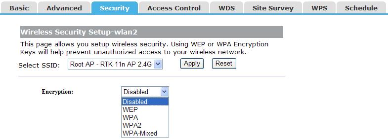 4.4.4 Access Control The Wireless MAC Address Filtering feature allows you to control wireless stations accessing the router, which depend on the station s MAC addresses.
