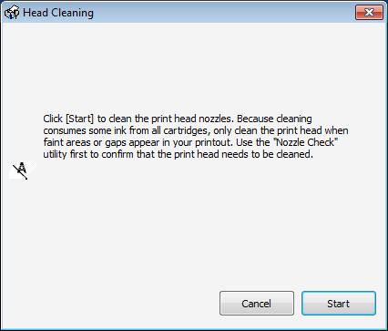 3. Follow the on-screen instructions to start the cleaning cycle, which can take up to 3 minutes. The power light flashes throughout the cleaning cycle and stays on green when the cycle is finished.