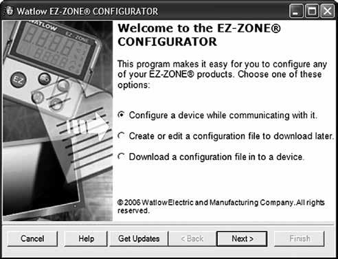 EZ-ZONE Configurator EZ-ZONE Configurator software allows Watlow EZ-ZONE products to be configured in one simple process.