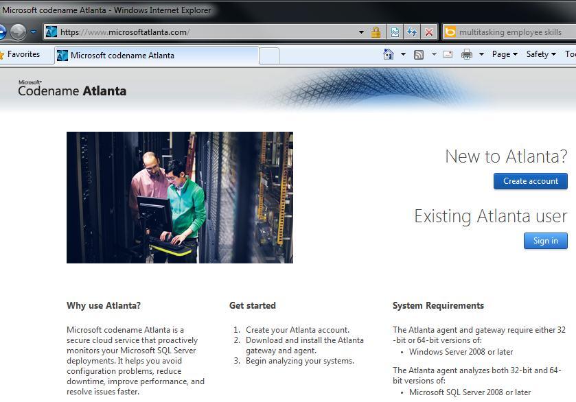 From the presentation they learn Microsoft codename Atlanta is a new