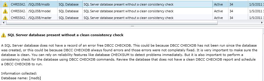 Are all databases included on your DBCC CHECKDB maintenance plan?