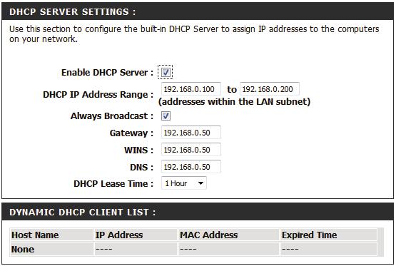 DHCP Server The access point has a built-in Dynamic Host Control Protocol (DHCP) server which can automatically assign IP addresses to connected clients that request them.