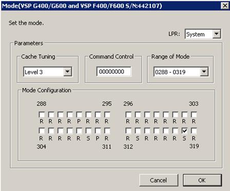 9. In the Mode display, using the Range of Mode drop-down list, select 0288-0319, as shown here. 10.