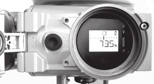 Operating controls and readings 6 Operating controls and readings Protective cover Rotary pushbutton Display Serial interface Retaining screw Fig. 16: Operating controls of Type 3731-3 Positioner 6.