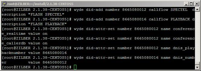 22 wyde did-add number <DNIS (dial-in) number> callflow <call flow name> [description <DNIS description>] To update DNIS attribute value you should use the command: wyde did-attr-set number <DNIS