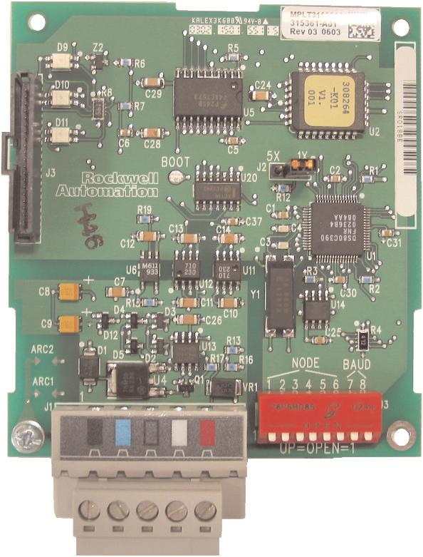 Communications PowerFlex DSI Communication Adapters DeviceNet (22-COMM-D)