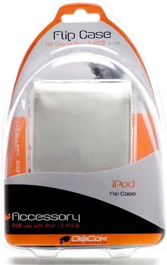 Flip Case for ipod Flip Open Magnetic Front Flap for Easy Access; Available in White or Black