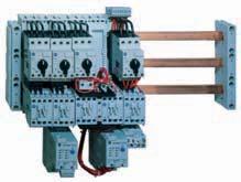 Bulletin 4A 6 / 20 Modules plug directly onto the busbar Suitable f use with control plug Modules with current ratings supply the load current by means of wire terminal connections Modules can fm