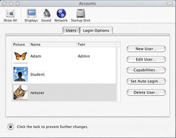 Figure 17: Opening System Preferences 5. The System Preferences screen will be displayed. Select the Accounts icon from the System menu along the bottom row.