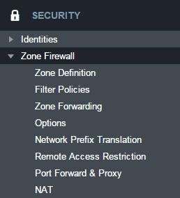 Default Allow All is a preconfigured policy to allow all traffic initialized from one zone to flow to another zone.
