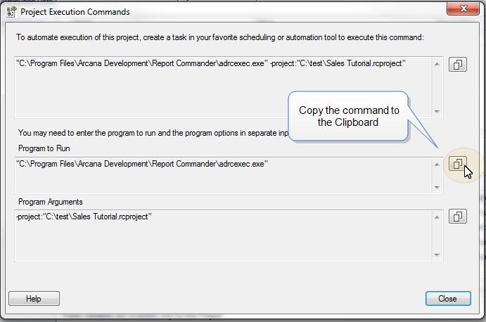 10. Come back to the Start a Program page in the Task Scheduler. Right-click in the Program/script box and select Paste to paste in the command. 11.