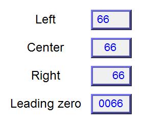 13-53 Font Tab Setting Color Align Description When the value is within the limits, display digits using color set in this tab. Left: Align the number to the left.