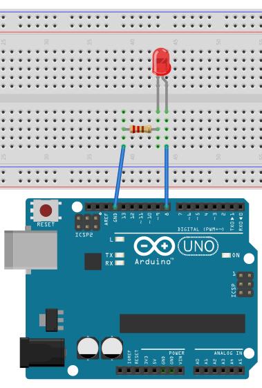 The word Verify should appear to the right. Click on the check button. This compiles your sketch (Arduino s term for a program).