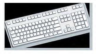 Keyboard You can also use your keyboard to perform many of the same tasks you can perform with a mouse.