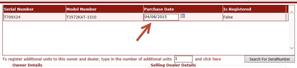 4 Global Warranty Dealer Guide Use the calendar