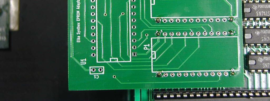 Once you are satisfied that the pcb alignment to the headers is good, solder the four corner pins on each header, to hold them in place.