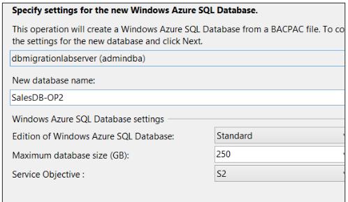 to Azure SQL