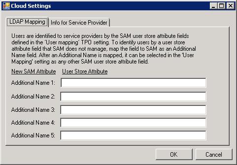 4. Fill in the web address of the SAM portal server in the Domain URL field.
