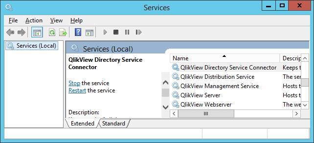 Alternatively, for Desktop, close and reopen QlikView Desktop. Why do I have to restart the QlikView services?: At present, analytic connections are only recognized by during a restart.
