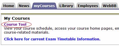 The mylangara portal includes a Course Tool that automatically links to Banner and creates a course homepage for your Banner courses.