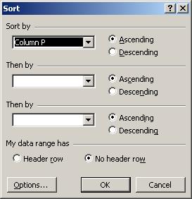 Or, in Excel 2007, Select Options,