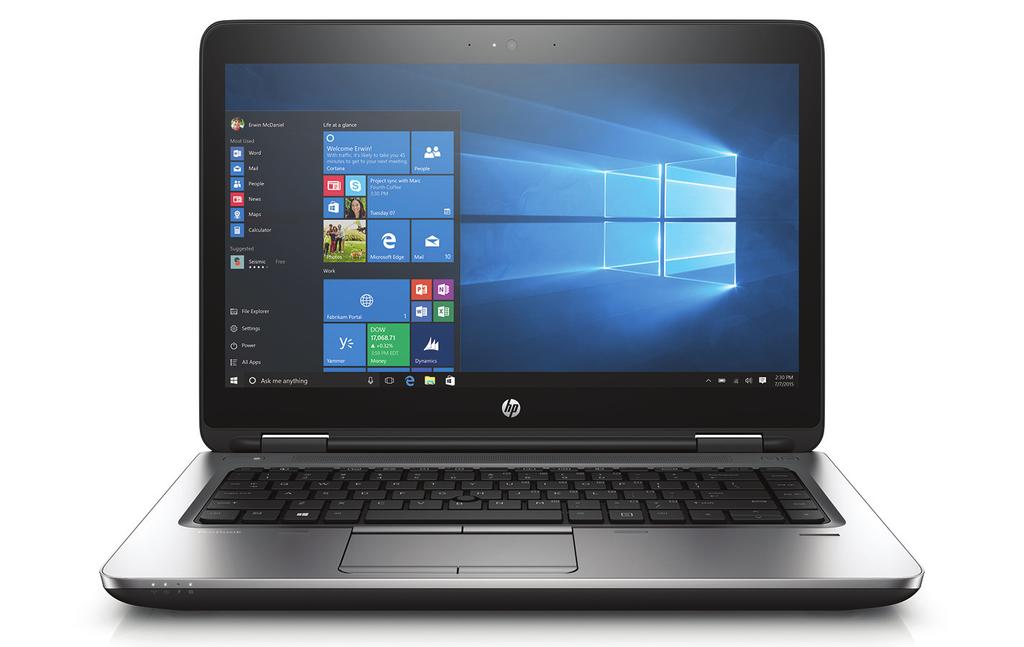 Datasheet HP ProBook 640 G3 Notebook PC Get the most from your investment with configurations that support today s technology and legacy devices.