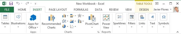 It continues to use features like the Ribbon and Quick Access Toolbar, where you will find commands to perform common tasks in Excel, as well as Backstage view.