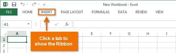 This option is selected by default when you open Excel for the first time.