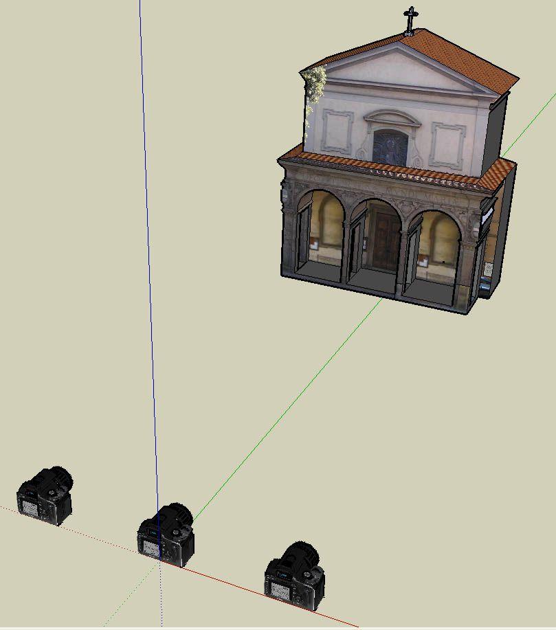 Methods & hardware Photogrammetry Zscan from MENCI Using triplets taken with parallel axis at known distances in between using a pre-calibrated bar (Triple stereo)