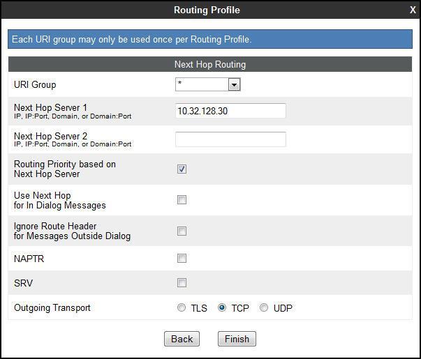 11.1.5. Routing Profiles Two new Routing Profiles are required to support Remote Worker. 1. From Global Profiles on the left-hand menu, select Routing. 2.