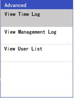 And manage the user enroll info and attendance log from the cloud server. 3.4.1 Data Query Device Storage MENU Sys Info Could check the exit user count and max user count.