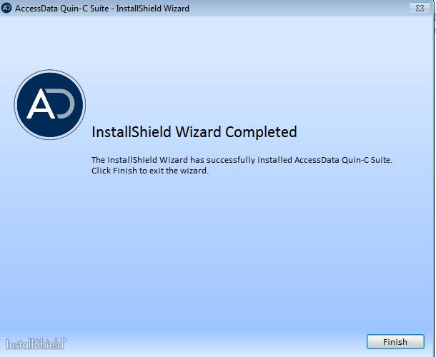 After the completion of the installation wizard, you have to click