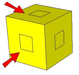 You ve just created a square within a square, whose edges are one-third as
