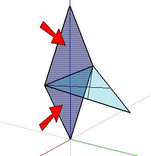 ) Then click Point 1 and Point 2 below, to copy the edge. 12. Use the Line tool to draw the missing edge, to complete the rhombus. 13.