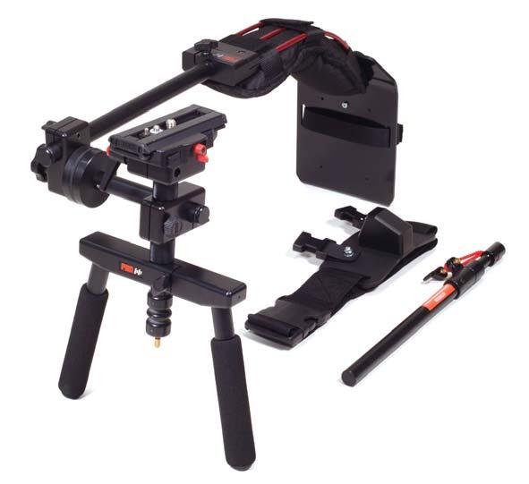 PAG's camera support system is available in two configurations: The PAG X1A is a single-handled assembly with a pan