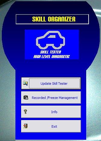 1.7.2 SKILL ORGANIZER Suite for PC The Skill Tester ST05 is equipped with basic applications and software for interface with the ECUs of the vehicles.