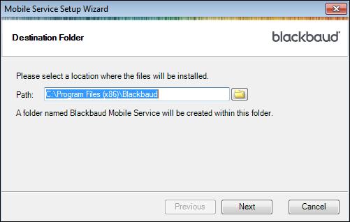 T HE RAISER S EDGE MOBILE APPLICATION 5 4. If Blackbaud hosts your installation of The Raiser s Edge, click Generate Key to launch the Mobile Service Setup Wizard.