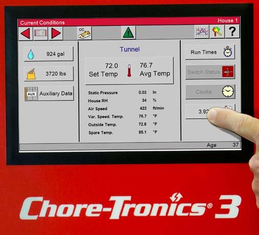 CHORE-TRONICS 3 Controls Keep your eyes on the screen, and let your fingers do the driving!