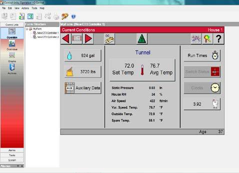 Monitor, adjust and retrieve data from dozens of controls on the farm or off site using your PC or a mobile device.