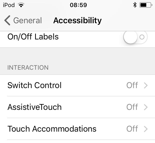 Usage Configuring Switch Control (ios) 1. 3. 2. Fig.