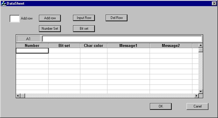 2. FAPT PICTURE (Windows) Structure of a text file and editing it A text file has a spreadsheet structure such as that shown below.