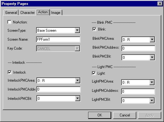2. FAPT PICTURE (Windows) Character Type: Specify the type of character used for a caption character string.