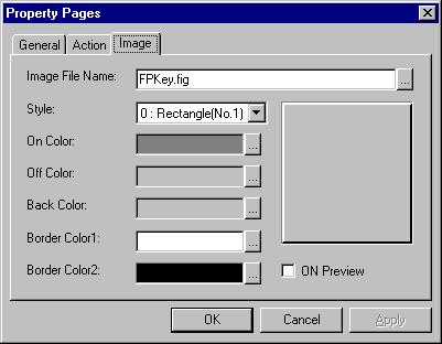 2. FAPT PICTURE (Windows) Image Image File Name: The FIG file holding MDI key figures can be selected. Style: Select a type of MDI key figure registered in Image File Name.